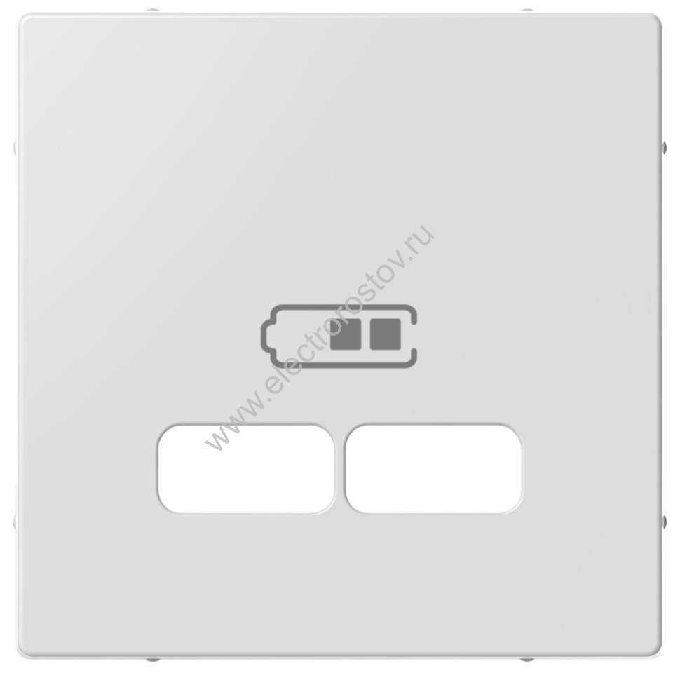 Schneider Electric Merten SM Бел Актив Накладка центральная для USB механизма 2,1А