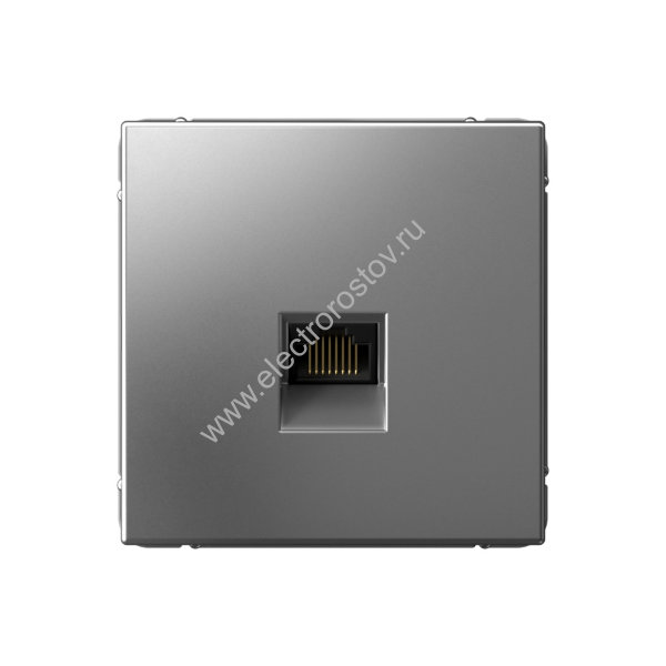 Systeme Electric ArtGallery Сталь Розетка компьютерная RJ45, кат. 5е, механизм