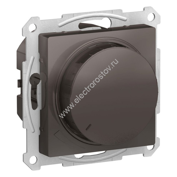 AtlasDesign Мокко Светорегулятор (диммер) поворотно-нажимной, 400Вт Schneider Electric