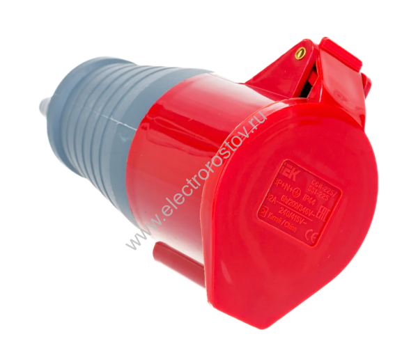 Розетка переносная 225 3Р+РЕ+N 32А 380В IP44 IEK