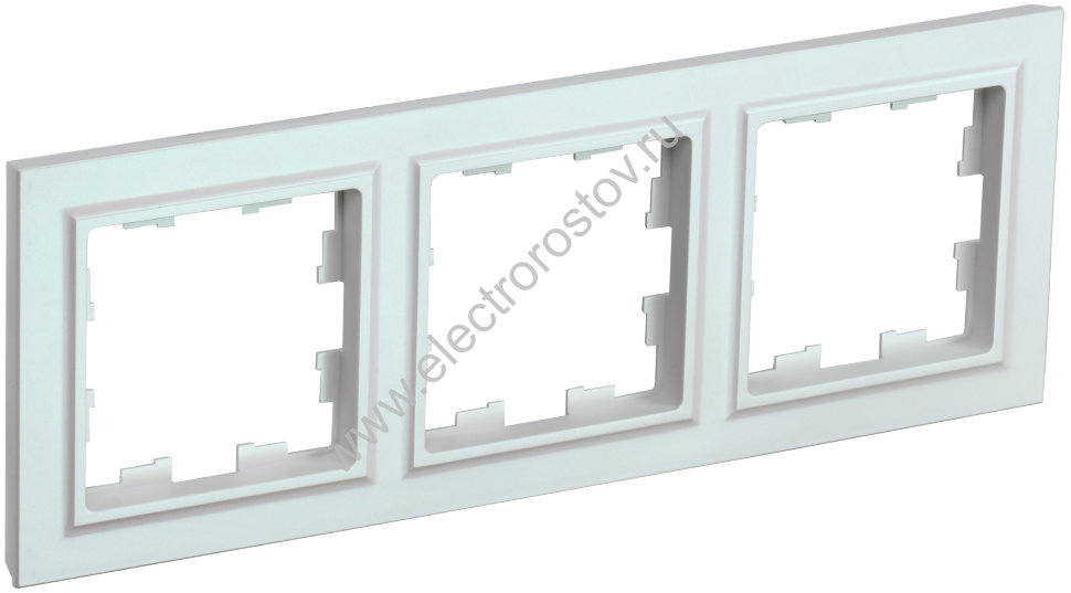 IEK BRITE BASE Жемчуг Рамка 3-м РУ-3-БрЖ