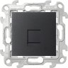 Simon 24 Графит Розетка комп(RJ45) 1-ая 5 кат UTP Simon