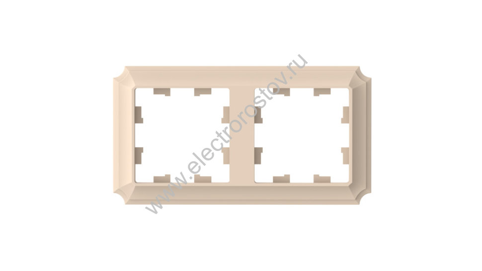 Systeme Electric AtlasDesign Antique Песочный Рамка 2-ая, универсальная