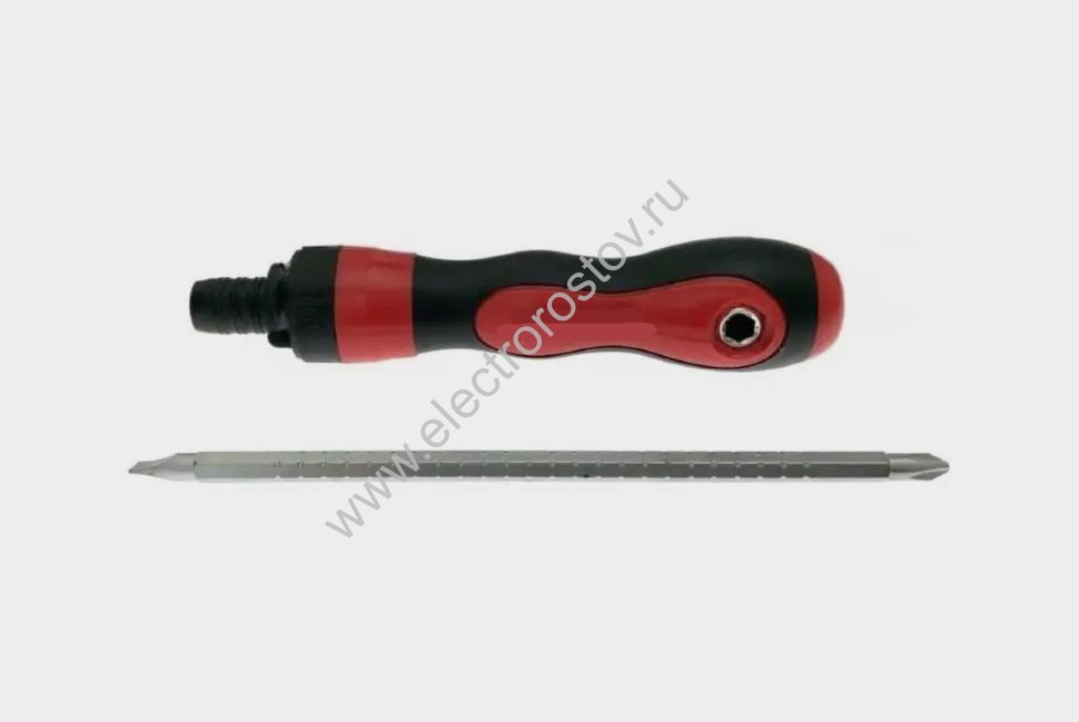 Отвертка трещёточная переставная PH2, SL6