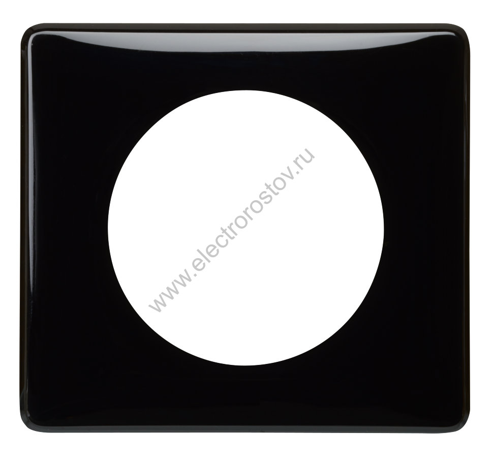 Celiane Черный глянец Рамка 1-ая (2 мод) Legrand