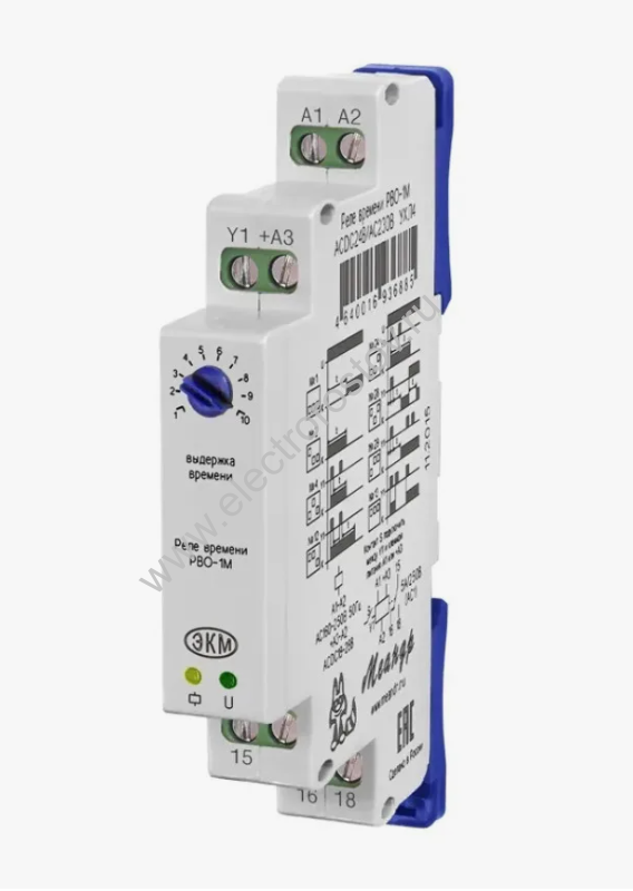 Реле времени однокомандное РВО-1М ACDC 24В/AC230В Меандр