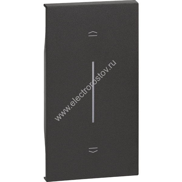BT Living now Черный Лицевая панель для выключ рольставень (горизонтальн) 2 мод
