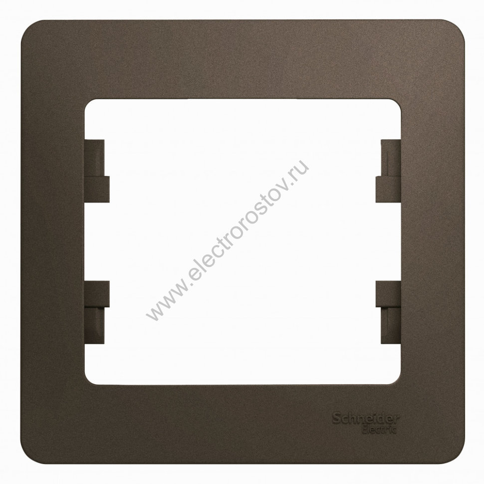Glossa Шоколад Рамка 1-ая Schneider Electric