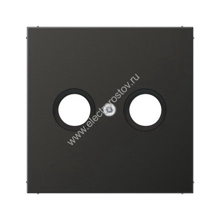 JUNG EcoProfi Черный матовый Накладка для розетки TV-FM