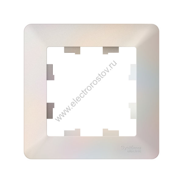 Systeme Electric AtlasDesign Air Жемчуг/дымчатый белый Рамка 1-ая
