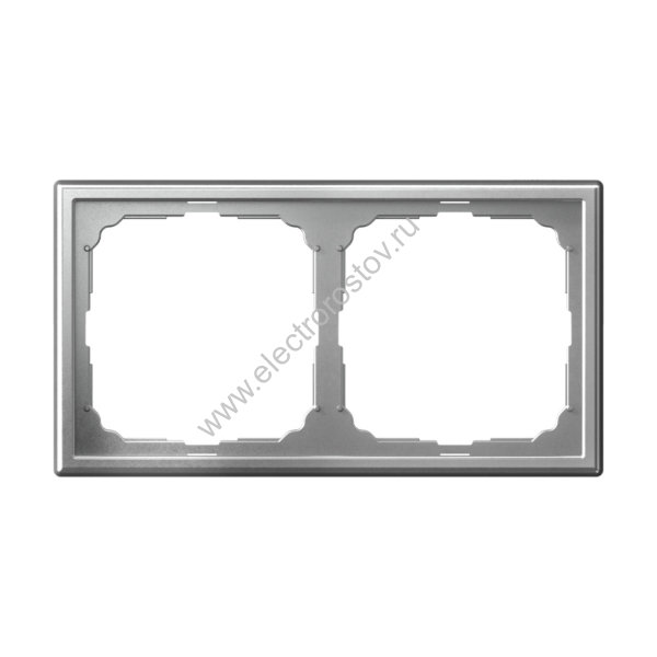 Systeme Electric ArtGallery Алюминий Рамка 2-ая, универсальная