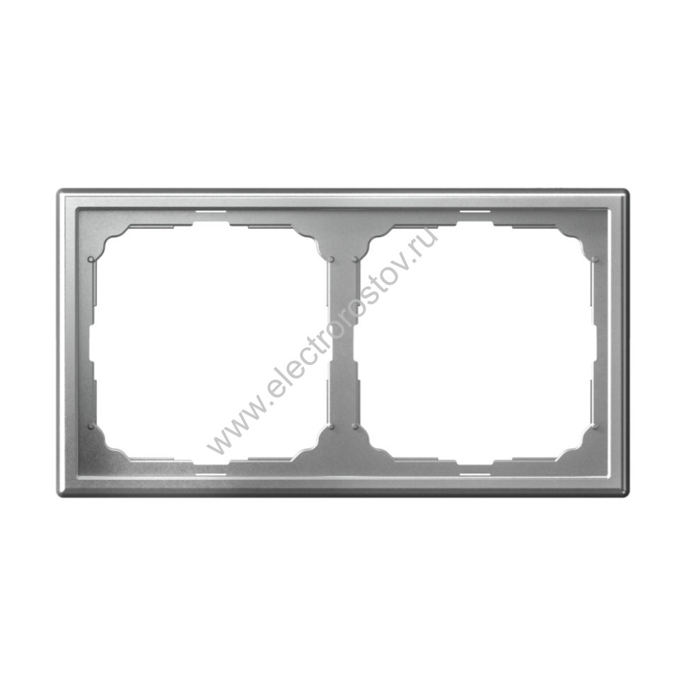 Systeme Electric ArtGallery Алюминий Рамка 2-ая, универсальная