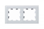 AtlasDesign Nature Стекло белый Рамка 2-ая Schneider Electric
