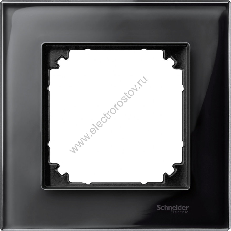 Schneider Electric Merten SM M-Elegance Стекло Черное кальцит Рамка 1-ая