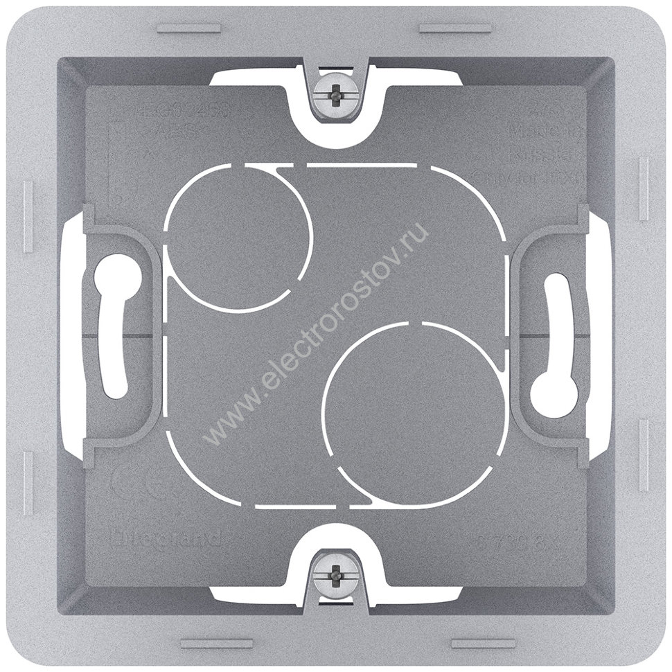 INSPIRIA Алюминий Коробка накладного монтажа 1-ая Legrand