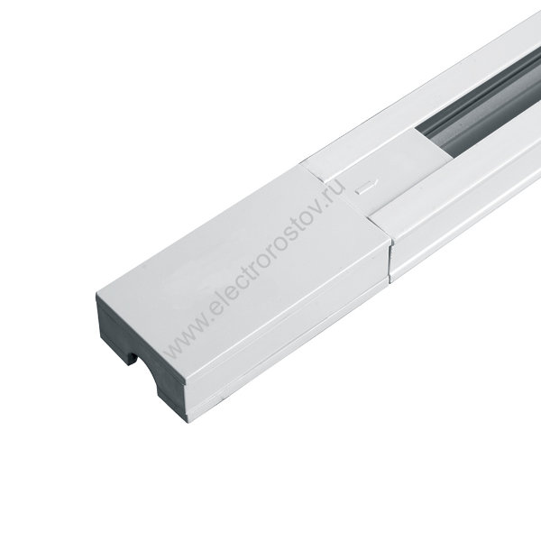 Шинопровод для трек. светильников 2м белый квадрат (в наборе токоввод,заглуш,крепл) CAB1007 Feron