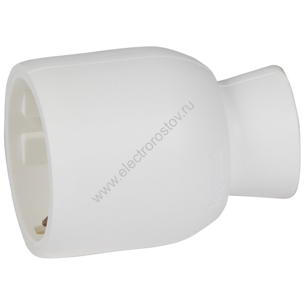 Розетка на кабель 2Р+Е, 16А белая Legrand