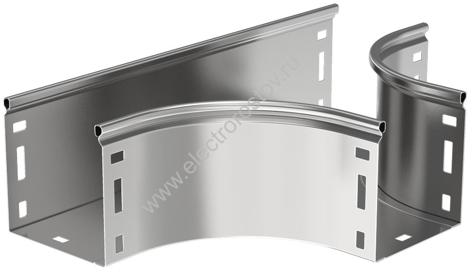 IEK ESCA Разветвитель Т-образный плавный тип Г01 ESCA 100х100мм