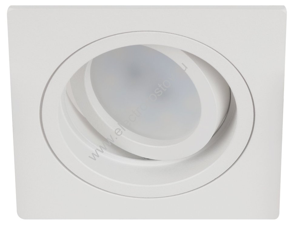 Светильник алюминиевый, белый KL85 WH MR16/GU5.3 ЭРА