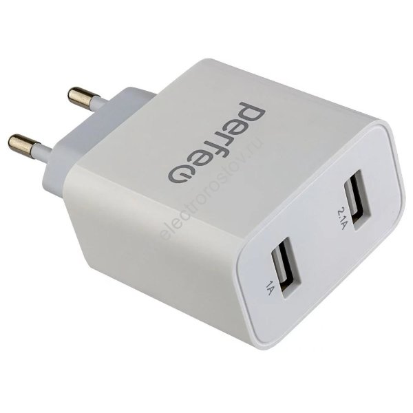Зарядное устройство 2xUSB 3.1A PERFEO