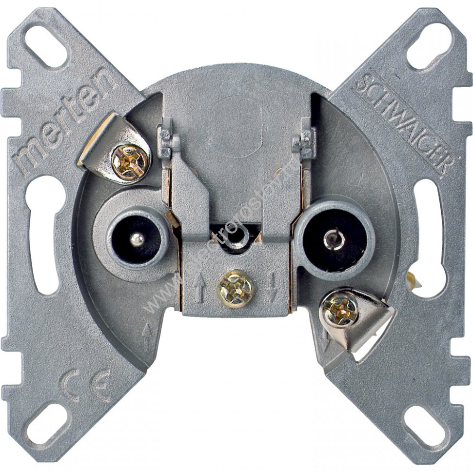 Schneider Electric Merten Механизм розетки TV-SAT проходной