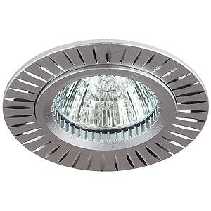 Светильник алюминиевый, серебро, MR16, 12V, 50W, GU5.3 ЭРА