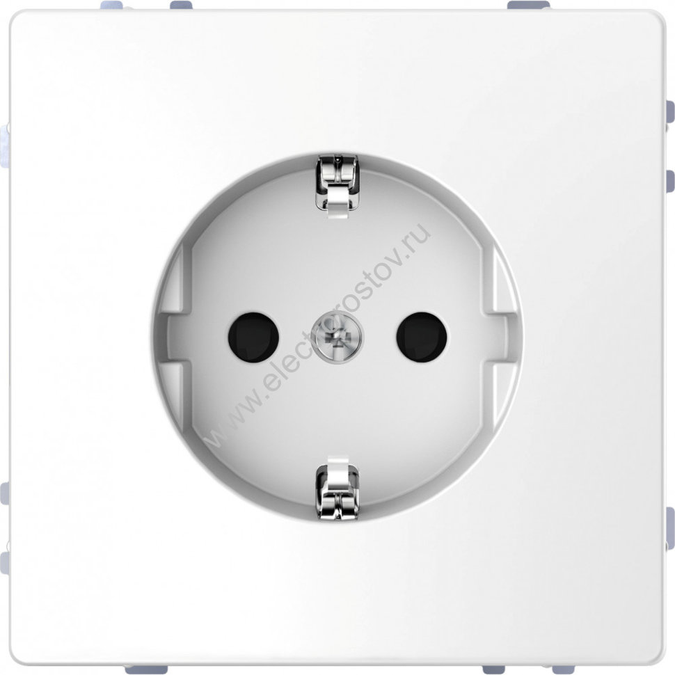 Schneider Electric Merten D-Life Белый Розетка 16А, с/з и шторками, винт. зажим. Schneider Electric