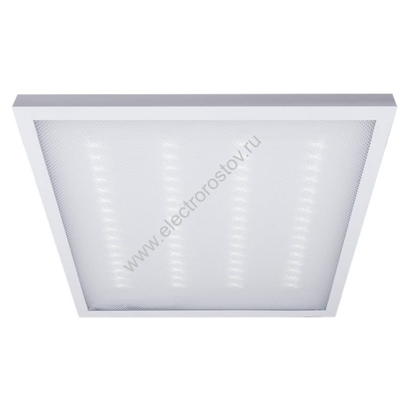 Панель светодиодная универсальная (ЭПРА В КОМПЛЕКТЕ) призма 36Вт 6500K 3420Лм 595х595х19мм IN HOME