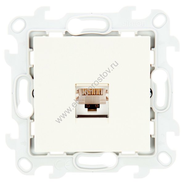 Simon 24 Слоновая кость Розетка комп(RJ45) 1-ая 5 кат UTP Simon