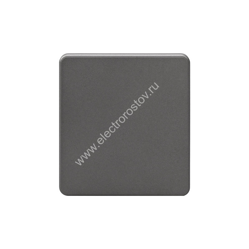 KRANZ ROUND Выключатель 1 кл 10А с/у титан, с 1-пост. рамкой