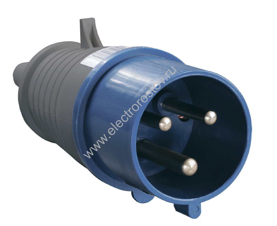 Вилка переносная 023 2Р+E 32А 250В IР44 IEK