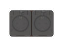 AtlasDesign Profi54 Коричневый Розетка двойная с з/к со шторками Schneider Electric
