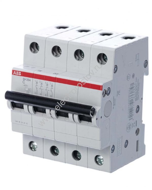 SH204L Автоматический выключатель 4P C10 4,5кА/6кА ABB