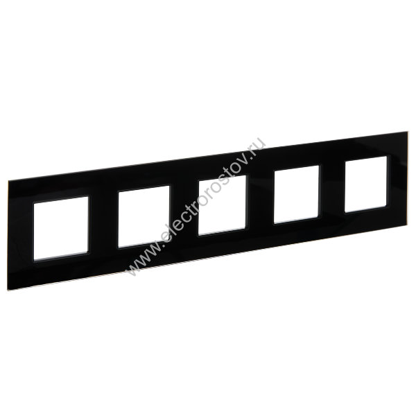 IEK SKANDY Стекло Черный Рамка 5-ая SK-F25Bl