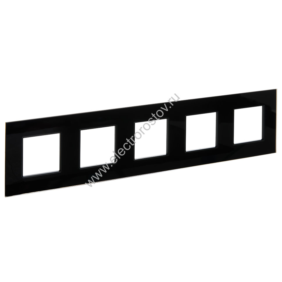 IEK SKANDY Стекло Черный Рамка 5-ая SK-F25Bl