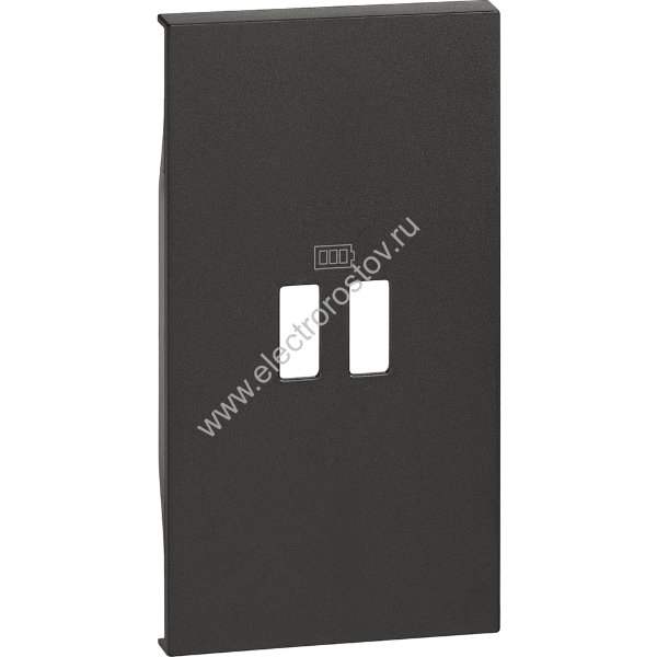 BT Living now Черный Лицевая панель для зарядных устройств USB 2 мод