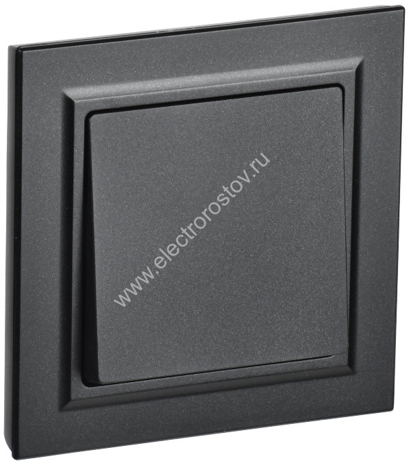 IEK BRITE Черный Выключ. 1-кл. 10А в сборе ВСР10-1-0-БрЧ