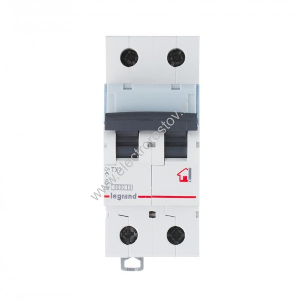 TX3 Автоматический выключатель 2P B06 6кА Legrand