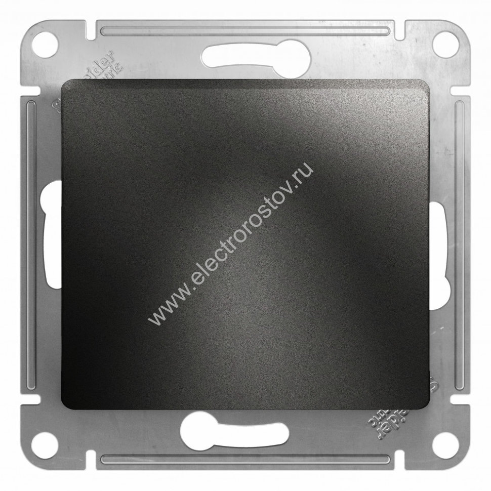 Glossa Антрацит Вывод кабеля Schneider Electric