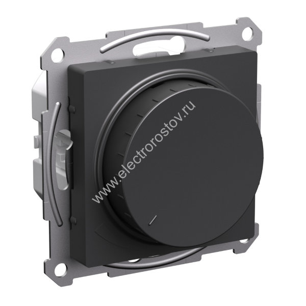 AtlasDesign Базальт Светорегулятор (диммер) поворотно-нажимной, 400Вт Schneider Electric