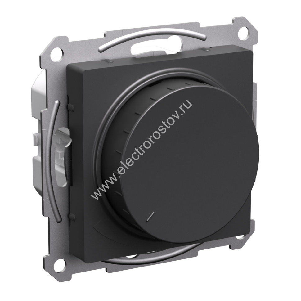 AtlasDesign Базальт Светорегулятор (диммер) поворотно-нажимной, 400Вт Schneider Electric
