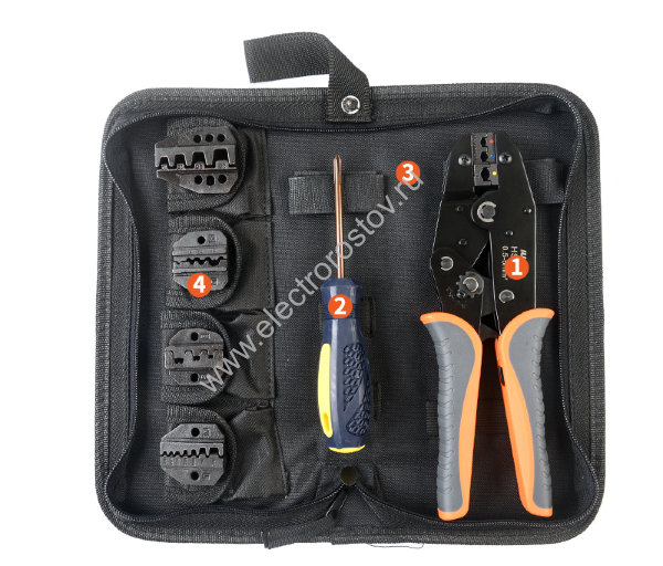 Инструмент для опрессовки с различными матрицами