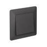 Systeme Electric AtlasDesign Air Базальт/дымчатый черный Рамка 1-ая