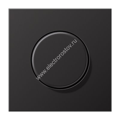 LS 990 Алюминий темный Накладка светорегулятора поворотного JUNG