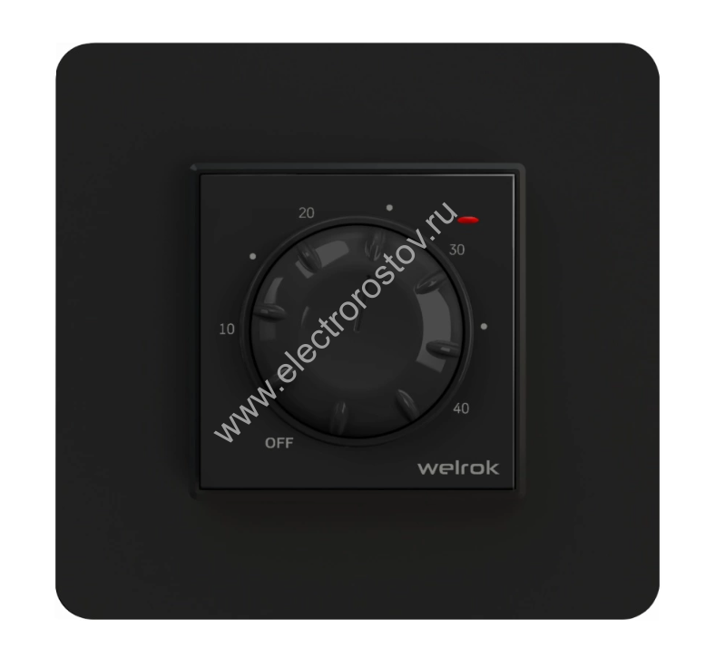 Терморегулятор черный RTP механический Welrok