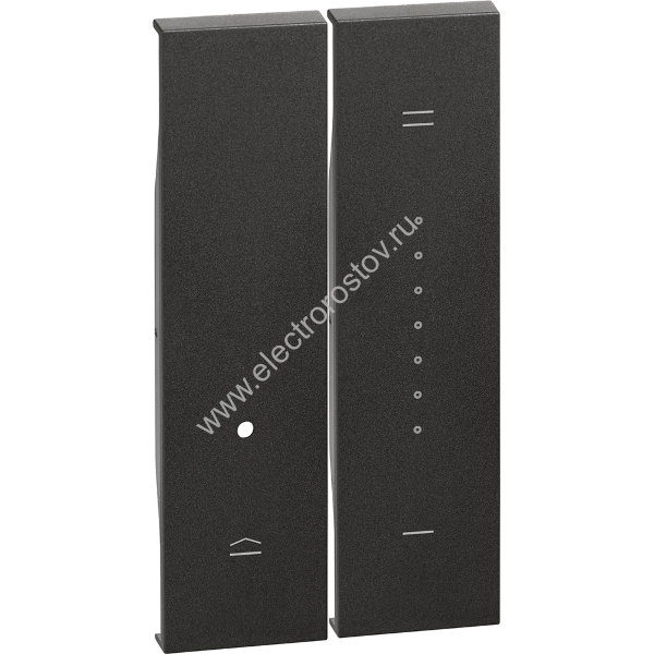 BT Living now Черный Лицевая панель для кнопочного светорегулятора 2 мод