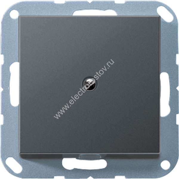 JUNG Матовый Антрацит Кабельный вывод с разгрузкой натяжения, термопласт