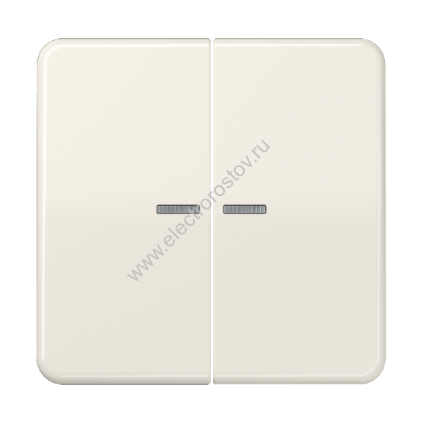 CD 500 Слоновая кость Клавиша 2-ая с подсветкой JUNG