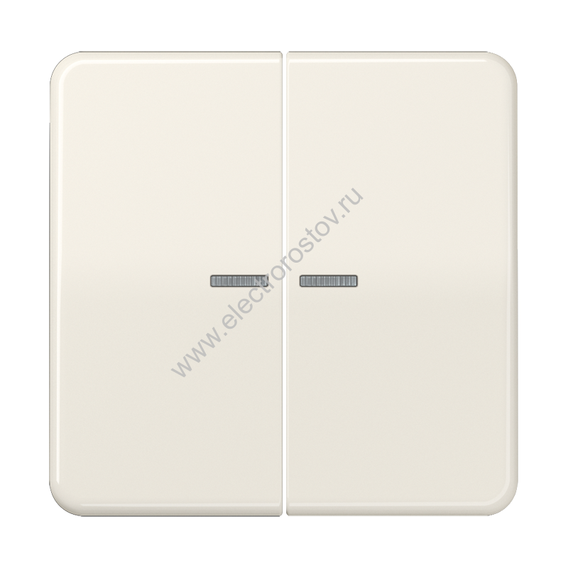 CD 500 Слоновая кость Клавиша 2-ая с подсветкой JUNG