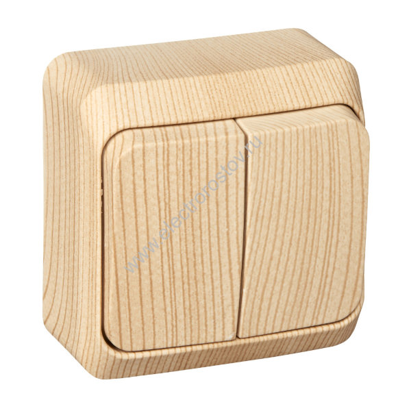 Этюд Сосна Выключатель 2-клавишный Schneider Electric